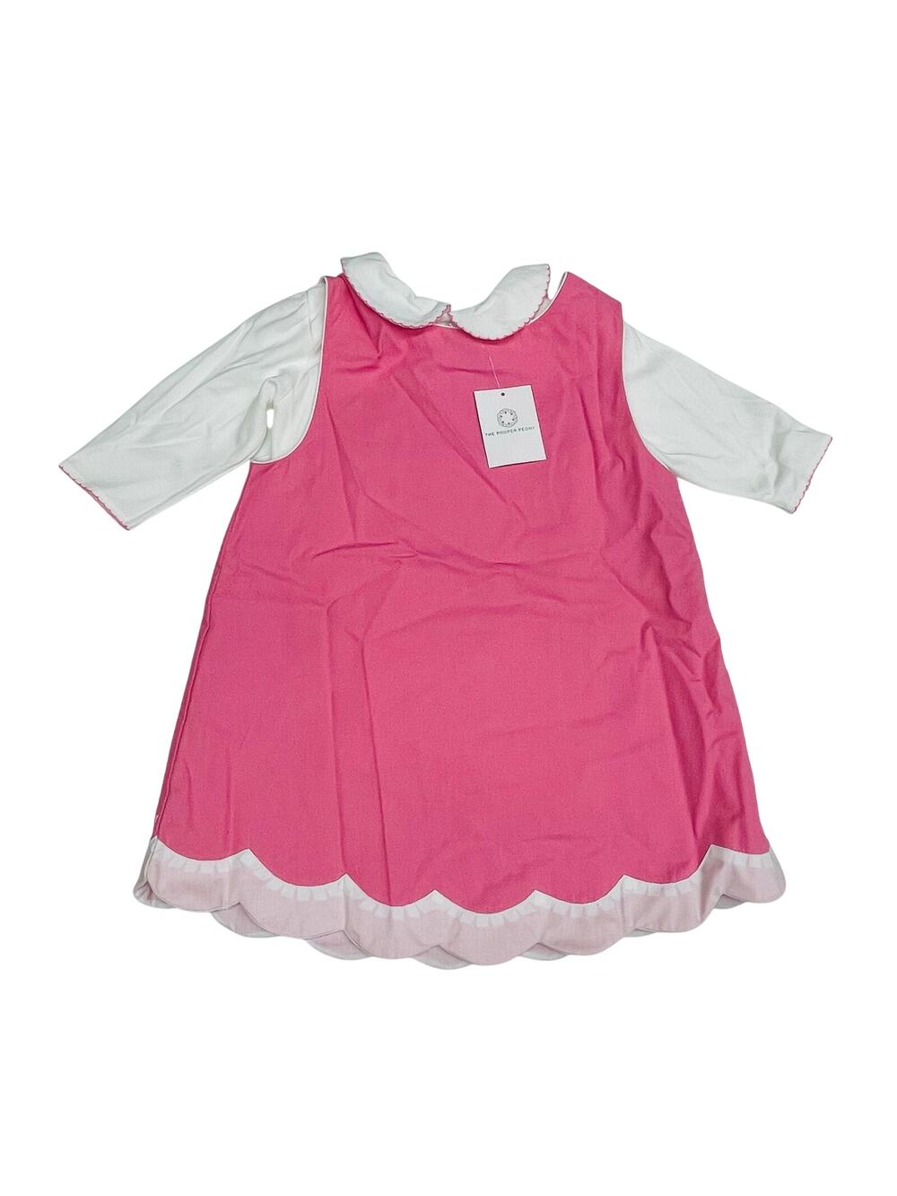 NWT TPP Size 18M Hazel Scallop Jumper in Pink